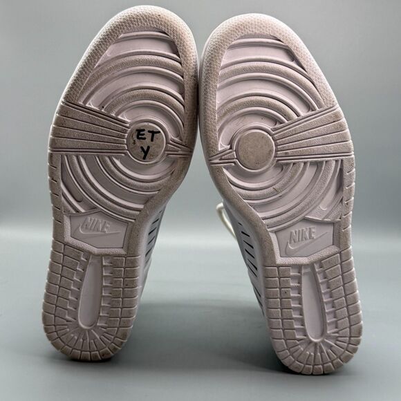 Nike Joli Dunk Sky Hi Hidden Wedge Women's 9.5 White Sneakers Shoes Cut Out Heel - Picture 7 of 10